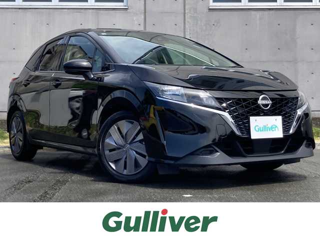 日産 ノート X 静岡県 2022(令4)年 6万km スーパーブラック 純正ナビ/　AM FM Bluetooth USB AppleCarPlay AndroidAuto/フルセグTV/デジタルインナーミラー/ドライブモードセレクト/ワイヤレス充電/オートブレーキホールド/前後方クリアランスソナー/エマージェンシーブレーキ/プロパイロット/ビルトインETC2.0/アラウンドビューモニター