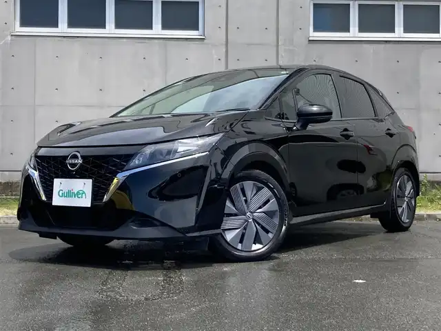 日産 ノート X 静岡県 2022(令4)年 6万km スーパーブラック 純正ナビ/　AM FM Bluetooth USB AppleCarPlay AndroidAuto/フルセグTV/デジタルインナーミラー/ドライブモードセレクト/ワイヤレス充電/オートブレーキホールド/前後方クリアランスソナー/エマージェンシーブレーキ/プロパイロット/ビルトインETC2.0/アラウンドビューモニター