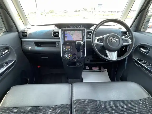 ダイハツ タント カスタムRSトップED VS SAⅢ 佐賀県 2019(平31)年 9.2万km ブラックマイカメタリック ワンオーナー/純正８インチナビ/フルセグTV/・CD/DVD/SD/USB/HDMI/Bluetooth/パノラマモニター/ETC/両側パワースライドドア/D席シートヒーター/ISOFIX対応/後席用サイドサンシェード/革巻きステアリング/ステアリングリモコン/オートマチックハイビーム/純正LEDヘッドライト/純正LEDフォグライト/純正15インチアルミホイール/純正フロアマット/純正ドアバイザ―/新車保証書/取扱説明書/車線逸脱警報/衝突軽減ブレーキ