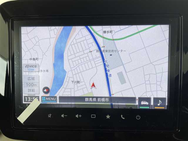 スズキ スペーシア HYBRID G 群馬県 2025(令7)年 0.1万km未満 モスグレーメタリック 届出済未使用車　純正８インチナビ　全方位カメラ　両側スライドドア　ＬＥＤライト　ハイビームアシスト　ベンチシート　ステアリングリモコン　車線逸脱防止警報　コーナーセンサー　スマートキー　スペアキー