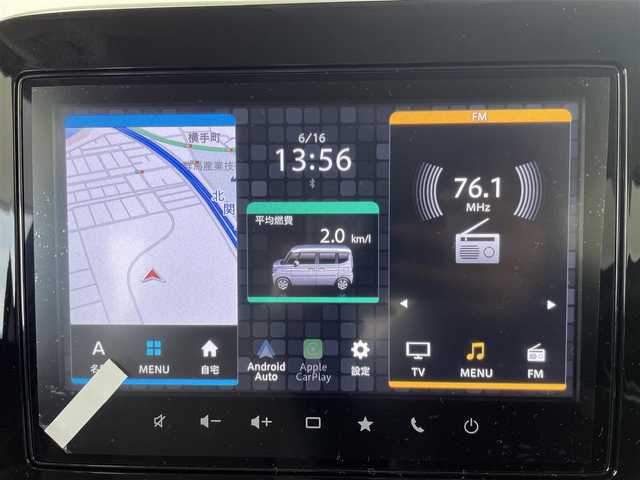 スズキ スペーシア HYBRID G 群馬県 2025(令7)年 0.1万km未満 モスグレーメタリック 届出済未使用車　純正８インチナビ　全方位カメラ　両側スライドドア　ＬＥＤライト　ハイビームアシスト　ベンチシート　ステアリングリモコン　車線逸脱防止警報　コーナーセンサー　スマートキー　スペアキー