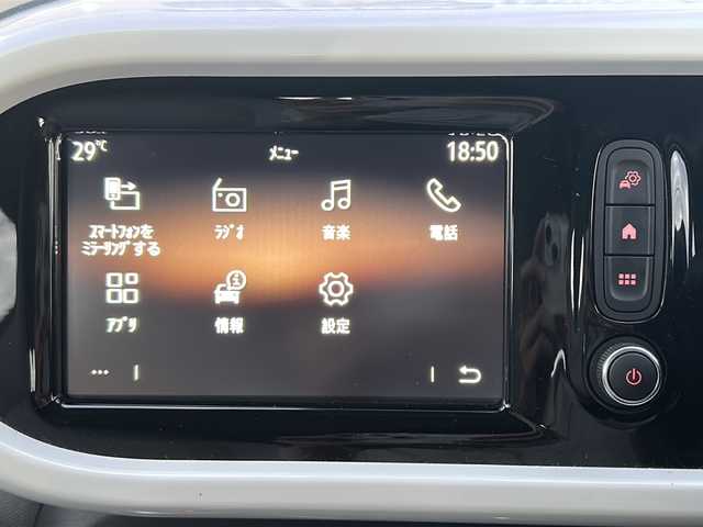 ルノー トゥインゴ S 愛知県 2020(令2)年 4万km 黄 /禁煙車//ワンオーナー//5速MT//純正タッチスクリーン//Bluetooth//FM・AM//USB//ETC//社外デジタルインナーミラー//車線逸脱警報//バックソナー//クルーズコントロール//スピードリミッター//ヒルスタートアシスト//横滑り防止（ESC）//アイドリングストップ//純正フロアマット//ステアリングスイッチ//ISOFIX//取扱説明書//保証書