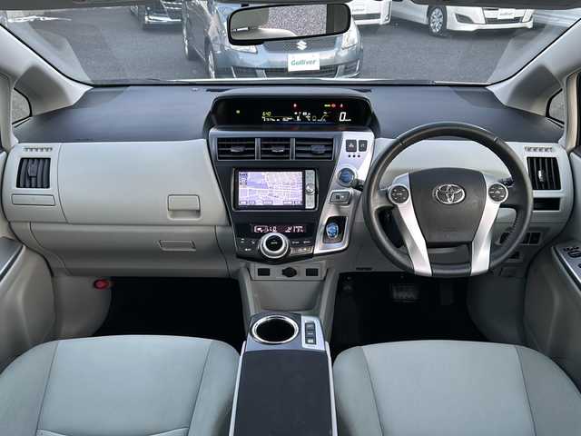 トヨタ プリウス α S ツーリングセレクション 東京都 2012(平24)年 6.8万km ホワイトパールクリスタルシャイン ワンオーナー/純正HDDナビ（NHZN-W61G）/・Bluetooth/TV/DVD/純正17インチアルミホイール/オートライト/ドアバイザー/盗難防止装置/取扱説明書/保証書