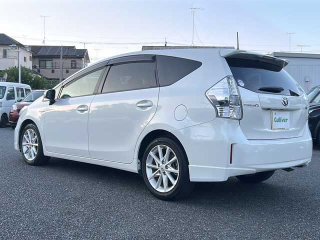 トヨタ プリウス α S ツーリングセレクション 東京都 2012(平24)年 6.8万km ホワイトパールクリスタルシャイン ワンオーナー/純正HDDナビ（NHZN-W61G）/・Bluetooth/TV/DVD/純正17インチアルミホイール/オートライト/ドアバイザー/盗難防止装置/取扱説明書/保証書