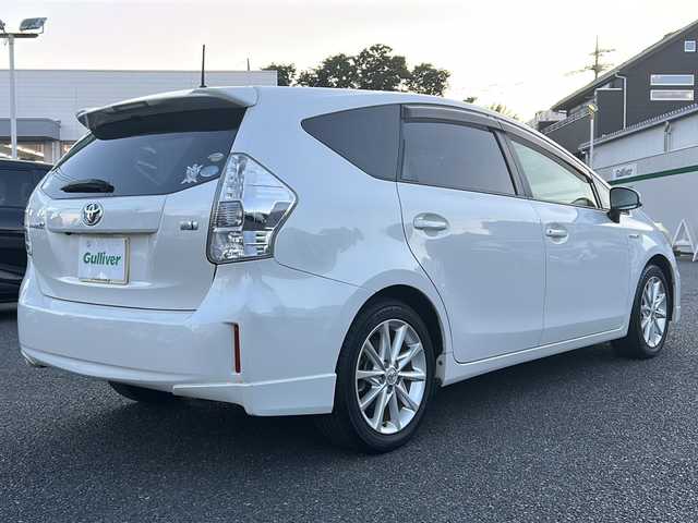 トヨタ プリウス α S ツーリングセレクション 東京都 2012(平24)年 6.8万km ホワイトパールクリスタルシャイン ワンオーナー/純正HDDナビ（NHZN-W61G）/・Bluetooth/TV/DVD/純正17インチアルミホイール/オートライト/ドアバイザー/盗難防止装置/取扱説明書/保証書