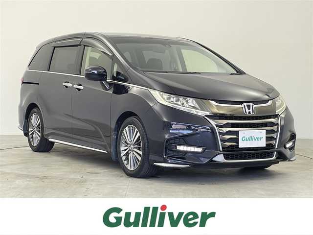 ホンダ オデッセイ アブソルート ホンダセンシング 千葉県 2018(平30)年 7万km プレミアムヴィーナスブラックP 純正７型メモリーナビ/Bluetooth接続 フルセグTV/バックカメラ/両側パワースライドドア/スマートキー/プッシュスタート/衝突軽減ブレーキ/LEDヘッドライト/ビルトインETC2.0