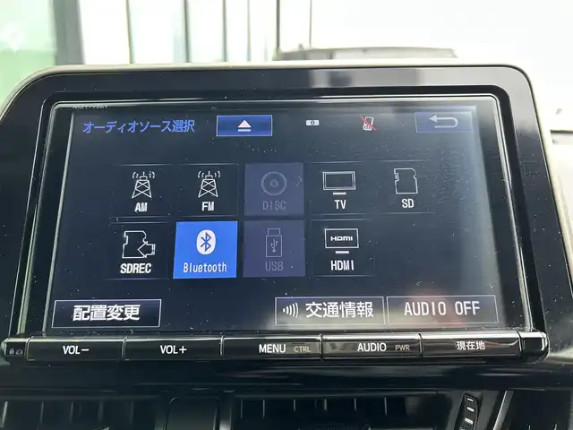 トヨタ Ｃ－ＨＲ G 島根県 2017(平29)年 7万km ブラックマイカ 登録時走行距離69880km/純正SDナビ（Bluetooth・AM・FM・CD・DVD）/フルセグTV/バックカメラ/レーダークルーズコントロール/レーンキープアシスト/コーナーセンサー/横滑り防止装置/衝突被害軽減ブレーキ/車両接近通報スイッチ/ブラインドスポットモニター/ETC/LEDヘッドライト/オートライト/オートハイビーム/純正フロアマット/純正AW１８インチ/ハーフレザーシート/ホールドブレーキ