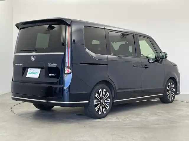 ホンダ ステップワゴン スパーダ eHEV プレミアムライン 新潟県 2023(令5)年 4.6万km ミッドナイトブルービームM 純正11.4インチメモリナビ【LXM-237VFLi】/　フルセグTV/Bluetooth/CD/DVD/USB/HDMI/ホンダセンシング/・衝突被害軽減ブレーキ/・誤発進抑制機能/・後方誤発進抑制機能/・近距離衝突軽減ブレーキ/・歩行者事故低減ステアリング/・路外逸脱抑制機能/・渋滞追従機能付アダプティブクルーズコントロール/・車線維持支援システム/・トラフィックジャムアシスト（渋滞運転支援機能）/・先行車発進お知らせ機能/・標識認識機能/・オートハイビーム/・アダプティブドライビングビーム/ブラインドスポットインフォメーション/15.6インチフリップダウンモニター/全方位モニター/パワーバックドア/前後ドライブレコーダー/両側パワースライドドア/前後コーナーセンサー/ビルトインETC/レザーステアリング/ステアリングスイッチ/パドルシフト