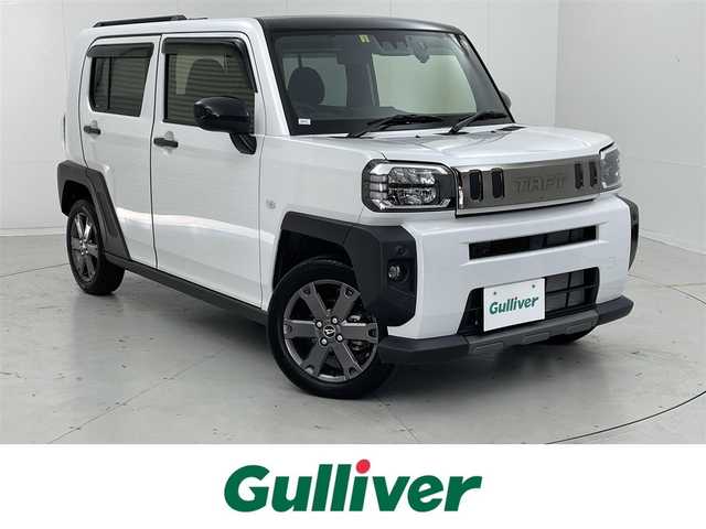 ダイハツ タフト G ダーククロムベンチャー 茨城県 2023(令5)年 1万km シャイニングホワイトパール 10インチナビ/Bluetooth/フルセグ/radio/CD/DVD/ガラスルーフ/ドラレコ/衝突被害軽減/横滑り防止機能/アイドリングストップ/前後コーナーセンサー/オートライト/オートマチックハイビーム/純正AW/オートブレーキホールド
