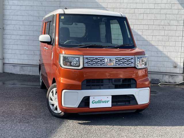 ダイハツ ウェイク L SA 大分県 2014(平26)年 8.7万km パールホワイトⅢ/トニコオレンジメタリック 2トーン 〇社外HDDナビ（AVIC-MRZ099）/　CD/DVD/MSV/BT/フルセグ/〇バックカメラ/〇ETC/〇片側パワースライドドア/〇スマートキー/〇エンジンプッシュスタート/〇電動格納ミラー/〇横滑り防止/〇ECOIDLE/〇スマートアシスト/〇フロアマット/〇ドアバイザー/〇プライバシーガラス/〇保証書/〇取扱説明書