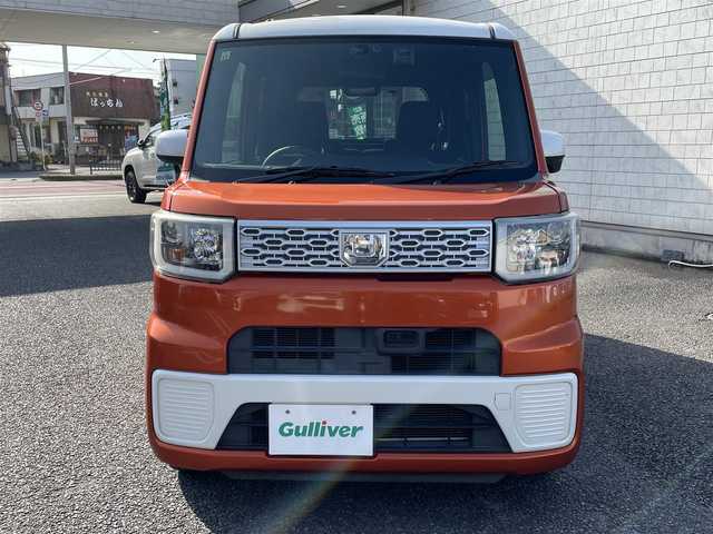 ダイハツ ウェイク L SA 大分県 2014(平26)年 8.7万km パールホワイトⅢ/トニコオレンジメタリック 2トーン 〇社外HDDナビ（AVIC-MRZ099）/　CD/DVD/MSV/BT/フルセグ/〇バックカメラ/〇ETC/〇片側パワースライドドア/〇スマートキー/〇エンジンプッシュスタート/〇電動格納ミラー/〇横滑り防止/〇ECOIDLE/〇スマートアシスト/〇フロアマット/〇ドアバイザー/〇プライバシーガラス/〇保証書/〇取扱説明書