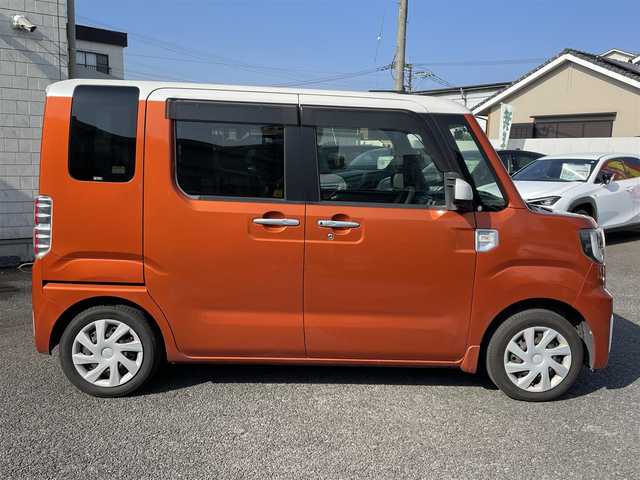 ダイハツ ウェイク L SA 大分県 2014(平26)年 8.7万km パールホワイトⅢ/トニコオレンジメタリック 2トーン 〇社外HDDナビ（AVIC-MRZ099）/　CD/DVD/MSV/BT/フルセグ/〇バックカメラ/〇ETC/〇片側パワースライドドア/〇スマートキー/〇エンジンプッシュスタート/〇電動格納ミラー/〇横滑り防止/〇ECOIDLE/〇スマートアシスト/〇フロアマット/〇ドアバイザー/〇プライバシーガラス/〇保証書/〇取扱説明書