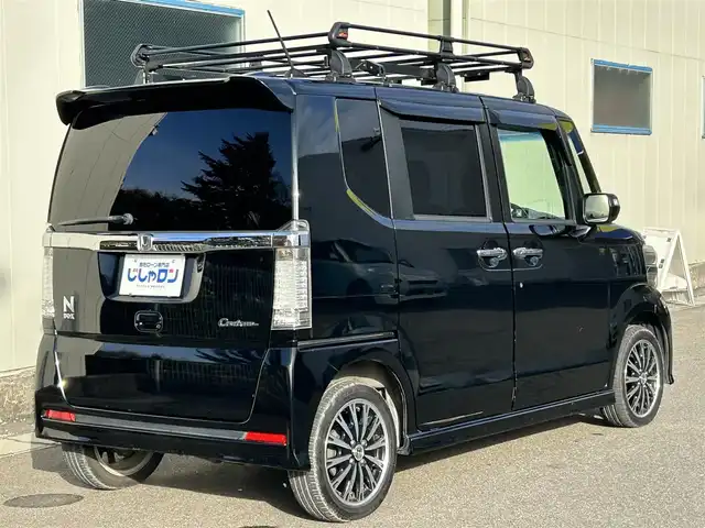 ホンダ Ｎ ＢＯＸ G ターボパッケージ 福島県 2013(平25)年 12.1万km クリスタルブラックパール (株)IDOMが運営する【じしゃロン福島店】の自社ローン専用車両になります。こちらは現金またはオートローンご利用時の価格です。自社ローンご希望の方は別途その旨お申付け下さい/純正ナビ/地デジテレビ/バックカメラ/ETC/ドライブレコーダー/両側パワースライドドア/クルーズコントロール/MT付AT車/ドアバイザー/ステアリングリモコン/革巻きステアリング/フォグランプ/禁煙車