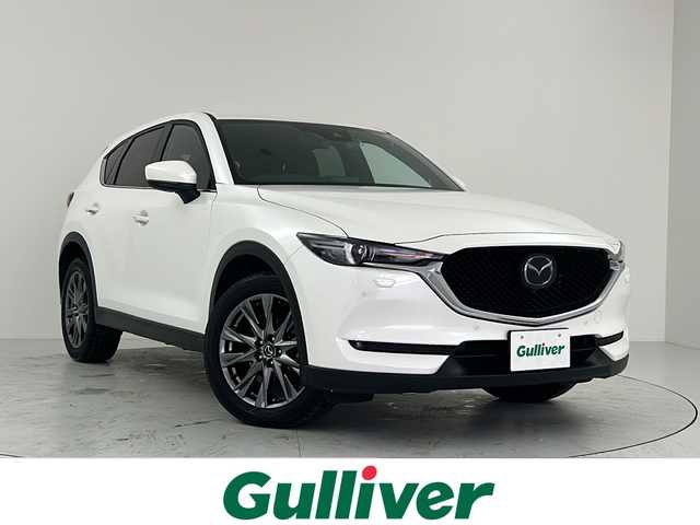 マツダ ＣＸ－５ XD エクスクルーシブモード 大阪府 2020(令2)年 5万km スノーフレイクホワイトパールマイカ ワンオーナー車/純正ＳＤナビ　/フルセグTV　/ＤＶＤ再生　/Ｂｌｕｅｔｏｏｔｈ　/ＥＴＣ　/全方位カメラ　/クルーズコントロール　/前後ドライブレコーダー　/電動リヤゲート　/レザーシート　/シートヒーター　/エアーシート　/前席パワーシート/ステアリングヒーター/パドルシフト/オートLEDライト/衝突被害軽減ブレーキ/横滑り防止装置/レーンキープアシスト