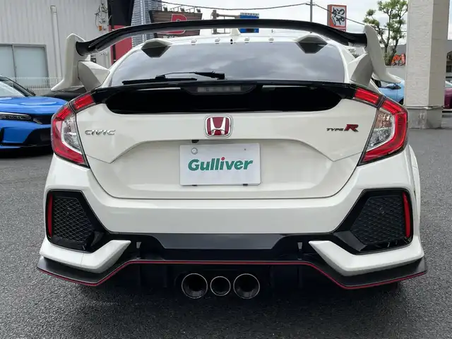 ホンダ シビック タイプR 神奈川県 2019(平31)年 4.3万km チャンピオンシップホワイト 純正SDナビ・地デジTV/バックモニター/純正CD/DVD/SD/MSV/BT再生/ビルトインETC/純正20インチAW/ブレンボブレーキ/LEDヘッドライト/クルーズコントロール/ステアリングスイッチ/プッシュスタート/スマートキー×2/サイド・カーテンエアバック/純正フロアマット