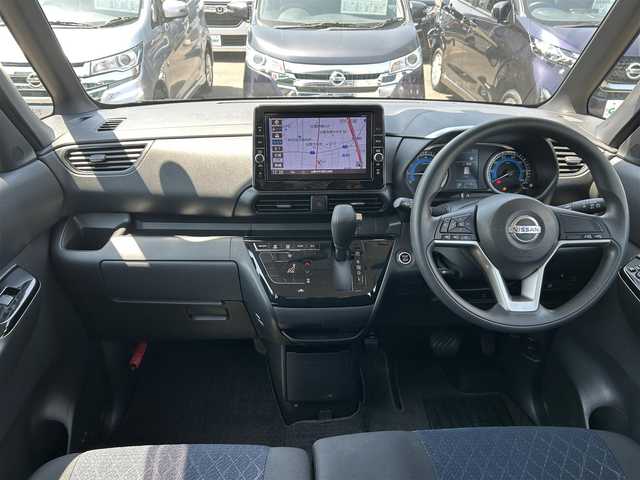 日産 ルークス ハイウェイスター X 島根県 2020(令2)年 2.8万km チタニウムグレーメタリック 純正９インチナビ/（フルセグ／ＣＤ／ＤＶＤ／ＳＤ／ＢＴ）/バック／全方位カメラ/前方ドラレコ/ＥＴＣ　/衝突軽減ブレーキ　/片側パワースライド　/スマートキー　プッシュスタート　/ＬＥＤヘッドライト/LEDフォグライト　/純正フロア