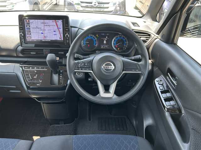 日産 ルークス ハイウェイスター X 島根県 2020(令2)年 2.8万km チタニウムグレーメタリック 純正９インチナビ/（フルセグ／ＣＤ／ＤＶＤ／ＳＤ／ＢＴ）/バック／全方位カメラ/前方ドラレコ/ＥＴＣ　/衝突軽減ブレーキ　/片側パワースライド　/スマートキー　プッシュスタート　/ＬＥＤヘッドライト/LEDフォグライト　/純正フロア