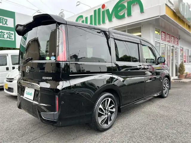 ホンダ ステップワゴン スパーダ クールスピリット 愛知県 2017(平29)年 7.6万km プレミアムスパークルブラックパール ワンオーナー/純正ナビ/フルセグテレビ/Bluetooth/クルコン/シートヒーター　D席助手席/ビルトインETC/純正アルミホイール/両側パワースライドドア/LKAS車線維持支援システム/CMBS衝突軽減ブレーキ/パドルシフト/ドアバイザー/純正マット/取説、保証書、スペアキー