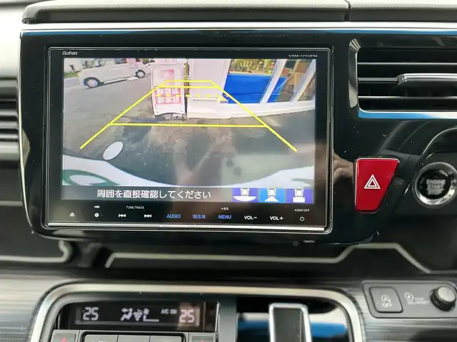 ホンダ ステップワゴン スパーダ クールスピリット 愛知県 2017(平29)年 7.6万km プレミアムスパークルブラックパール ワンオーナー/純正ナビ/フルセグテレビ/Bluetooth/クルコン/シートヒーター　D席助手席/ビルトインETC/純正アルミホイール/両側パワースライドドア/LKAS車線維持支援システム/CMBS衝突軽減ブレーキ/パドルシフト/ドアバイザー/純正マット/取説、保証書、スペアキー