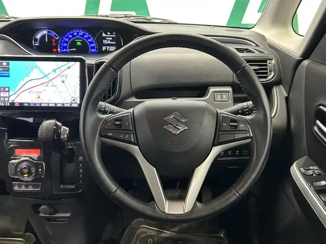スズキ ソリオ バンディット HV SV 鹿児島県 2019(平31)年 3.5万km プレミアムシルバーメタリック ナビ　/Ｂｌｕｅｔｏｏｔｈ　/バックカメラ　/シートヒーター　/フルセグＴＶ　/プッシュスタート　/スマートキー/ＬＥＤヘッドライト　/純正アルミ　/パワーステアリング　/パワーウィンドウ　/ウォークスルー　/両側パワスラ/ETC/横滑り防止/オートライト/衝突軽減システム