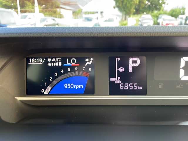 ダイハツ タント ファンクロス 福島県 2023(令5)年 0.7万km コンパーノレッド スマアシ　バックカメラ　両側電動スライドドア　シートヒーター　ルーフレール　ステアリングスイッチ　電動パーキングブレーキ　オートＬＥＤライト　フォグランプ　純正１４ＡＷ　スペアキー　純正マット