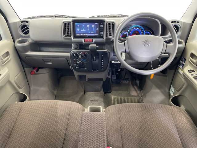 スズキ エブリイ JOINターボ 栃木県 2019(平31)年 8.9万km ムーンライトバイオレットPM ターボ/4WD/社外メモリナビ/（CD/DVD/フルセグTV/Bluetooth/SD/USB）/リアアンダーエアロ/サイド・ボンネットデカール/ハイルーフ/ETC/両側スライドドア/禁煙車/盗難防止装置/純正フロアマット/フルフラットシート