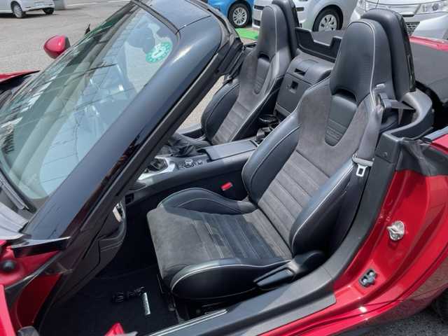 マツダ ロードスター RS 神奈川県 2019(令1)年 7.8万km ソウルレッドクリスタルM 純正SDナビ/・ワンセグ/CD/DVD/USB/BT/BOSEサウンド/RECARO製ハーフレザーシート/シートヒーター/ETC/前方ドライブレコーダー/クルーズコントロール/スマートシティブレーキサポート/ブラインドスポットモニター/車線逸脱警報システム/交通標識システム/ドライバーアテンションアラート/パーキングセンサー/横滑り防止機能/純正16インチAW/ローダウン/プッシュEgスタート/ストップ/スマートキー×2/純正LEDヘッドライト/純正フロアマット/取扱説明書/ナビ取扱説明書/新車時保証書