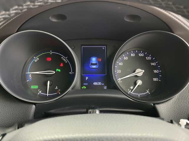 トヨタ Ｃ－ＨＲ G 愛知県 2017(平29)年 4.9万km ブラック/ホワイトパールクリスタルシャイン 2トーン 禁煙車/純正ディーラーオプション９インチナビ　/バックカメラ　/ＣＤ　ＤＶＤ　フルセグＴＶ　ＳＤ　Ｂｌｕｅｔｏｏｔｈ　ＦＭ　ＡＭ　/レーダークルーズコントロール　/トヨタセーフティーセンス　/プリクラッシュセーフティー/LDA/AHB/BSM/純正ドライブレコーダー/前席シートヒーター /ハーフレザーシート/革巻きステアリング/ビルトインETC