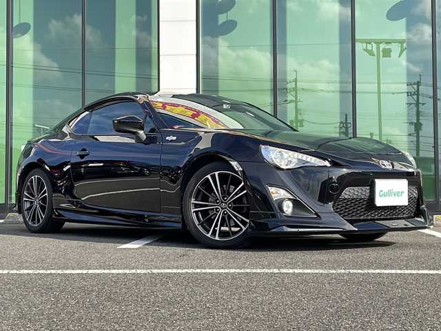 トヨタ ８６ GT リミテッド 福岡県 2015(平27)年 4.6万km 黒 ・モデリスタエアロ/・社外ナビ　フルセグ/・バックカメラ/・ハーフレザーシート/・純正１７インチアルミホイル/・スマートキー/・ボディストライプシール/・革巻ステアリング/・パドルシフト/・クルーズコントロール/・フロアマット