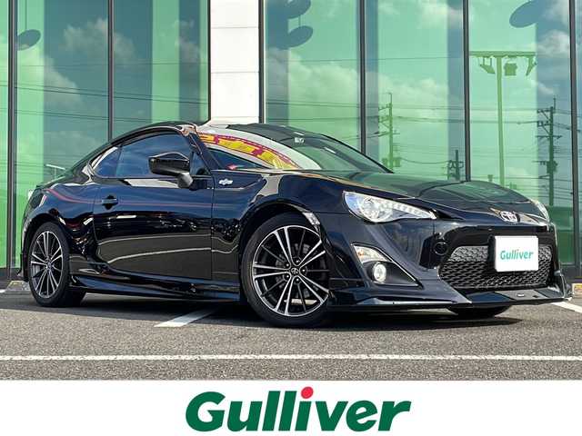 トヨタ ８６ GT リミテッド 福岡県 2015(平27)年 4.6万km 黒 ・モデリスタエアロ/・社外ナビ　フルセグ/・バックカメラ/・ハーフレザーシート/・純正１７インチアルミホイル/・スマートキー/・ボディストライプシール/・革巻ステアリング/・パドルシフト/・クルーズコントロール/・フロアマット