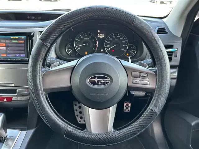 スバル レガシィ ツーリングワゴン 2．5iアイサイト 栃木県 2012(平24)年 9.3万km クリスタルブラックシリカ アイサイト/純正HDDナビ/フルセグTV/DVD/Bluetooth/USB/ドライブレコーダー/全車速追従レーダークルーズコントロール/車線逸脱/ふらつき警報/ハーフレザーシート/パワーシート/スマートキー/スペアキー/プッシュEgスタート/HIDオートライト/フォグランプ/社外AW＋スタッドレスタイヤ積込/純正17インチAW/SIドライブ/トノカバー/サイド/カーテンエアバッグ/保証書/取説