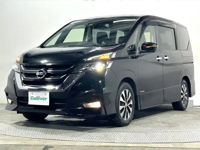 日産 セレナ ハイウェイスター 大阪府 2019(平31)年 6.4万km ダイヤモンドブラック プロパイロット　後席モニター　デジタルインナーミラー　全方位カメラ　パークアシスト　純正ナビＴＶ　衝突軽減　ＥＴＣ　ドラレコ　クリアランスソナー　アイドリングストップ　ＬＥＤヘッドライト　スマートキー