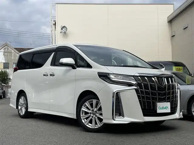 トヨタ アルファード S Aパッケージ 和歌山県 2018(平30)年 4.7万km ホワイトパールクリスタルシャイン ワンオーナー/ディーラー純正ナビ　NSZN-Z66T/（フルセグTV/Bluetooth/CD/DVD/AM/FM/SD/SDREC）/サンルーフ/フリップダウンモニター/レザー調シートカバー/LTA/PCS/RSA/nanoe/ドラレコ/純正フロアマット/純正ドアバイザー/取扱説明書/保証書/スペアキー×１