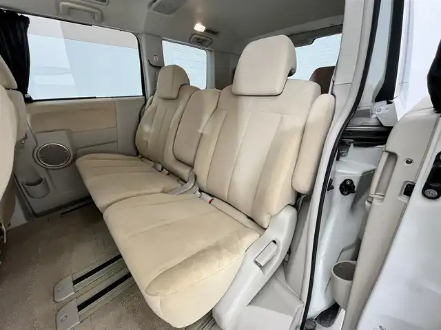 三菱 デリカＤ：５ シャモニー 滋賀県 2008(平20)年 6万km ウォームホワイトパール 純正ナビ/【CD/DVD/フルセグTV】/バックカメラ/サイドカメラ/ETC/両側パワースライドドア/シートヒーター/パワーシート/クルーズコントロール/HIDヘッドライト/オートライト/パドルシフト/オートエアコン