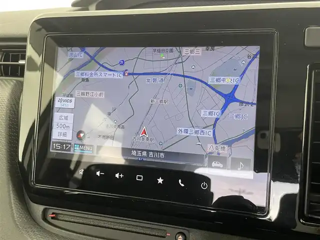 スズキ ソリオ バンディット HV MV 埼玉県 2021(令3)年 4.9万km プレミアムシルバーメタリック/ブラック2トーンルーフ 純正９インチナビ　全方位モニター　ＨＵＤ　セーフティサポート　レーダークルーズコントロール　ビルトインＥＴＣ　シートヒーター　純正アルミホイール　オートライト　ＬＥＤヘッドライト　地デジフルセグ