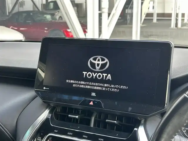 トヨタ ハリアー ハイブリッド Z レザーパッケージ 静岡県 2021(令3)年 4.4万km ホワイトパールクリスタルシャイン 純正12.3インチナビ/（Bluetooth/FM/AM/AUX）/フルセグTV/JBLサウンド/ETC2.0/純正フルエアロ/シートヒーター/ハンドルヒーター/デジタルインナーミラー/ガラスルーフ/電動リアゲート/オートライト/オートハイビーム/純正19AW