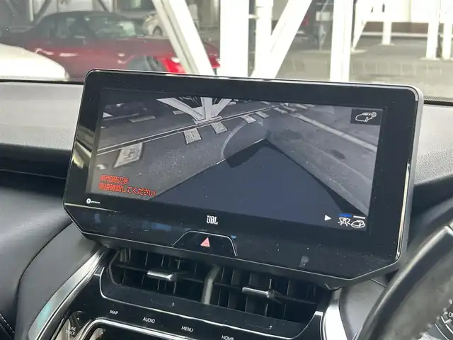 トヨタ ハリアー ハイブリッド Z レザーパッケージ 静岡県 2021(令3)年 4.4万km ホワイトパールクリスタルシャイン 純正12.3インチナビ/（Bluetooth/FM/AM/AUX）/フルセグTV/JBLサウンド/ETC2.0/純正フルエアロ/シートヒーター/ハンドルヒーター/デジタルインナーミラー/ガラスルーフ/電動リアゲート/オートライト/オートハイビーム/純正19AW