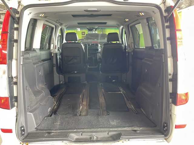 メルセデス・ベンツ Ｖ３５０ アンビエンテ 沖縄県 2008(平20)年 10.1万km 白 禁煙車/社外ナビ/サンルーフ/両側パワースライド/純正アルミ/ETC/レザーシート