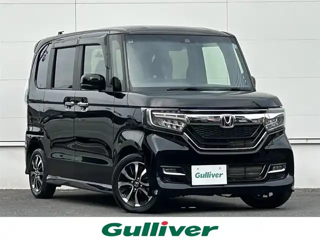 ホンダ Ｎ ＢＯＸ カスタム G L ホンダセンシング 佐賀県 2020(令2)年 2.8万km クリスタルブラックパール ホンダセンシング/レーダークルーズコントロール/リアセンサー/純正SDナビ/・バックカメラ/・フルセグTV/BT/CD/DVD/パワースライドドア/純正14インチAW/前席シートヒーター/ETC/LEDヘッドライト/オートライト/フォグランプ/ドライブレコーダー/プッシュスタート/ステアリングスイッチ/リアサンシェード/電動格納ミラー/フロアマット/ドアバイザー/ISOFIX/スペアキー×１