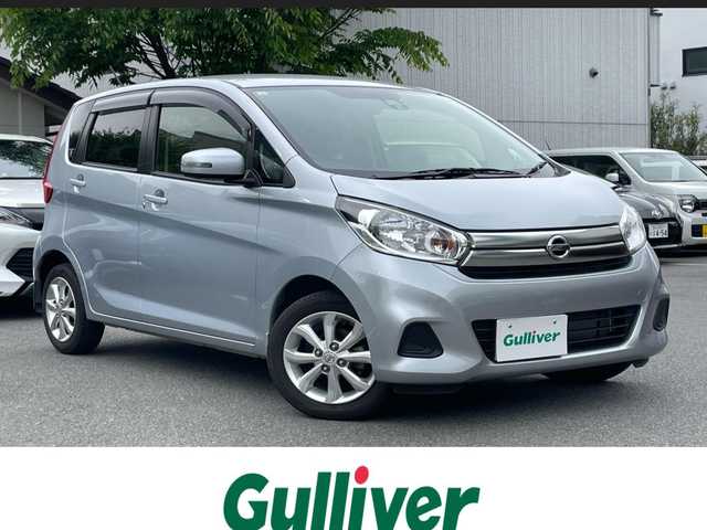 日産 デイズ X Vセレクション 静岡県 2017(平29)年 3.7万km クールシルバー 1オーナー　/衝突軽減警告　/ディスプレイオーディオ /全方位カメラ　/ヘッドライトレベライザー  /ウィンカーミラー　/純正14インチAW /フロアマット　/スマートキー  /保証書