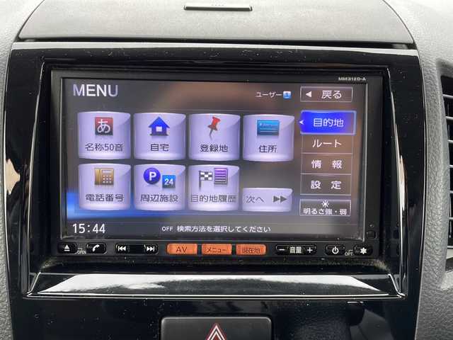日産 ルークス ハイウェイスター 山口県 2012(平24)年 9.8万km ミステリアスバイオレットパール 純正SDナビ【MM312D-A】/・ワンセグテレビ/・CD、FM・AMラジオ/片側パワースライドドア/バックカメラ/純正14インチアルミホイール/純正フロアマット/プッシュアップスタート/スマートキー/スペアキー/ドアバイザー/フロントフォグランプ/盗難防止システム