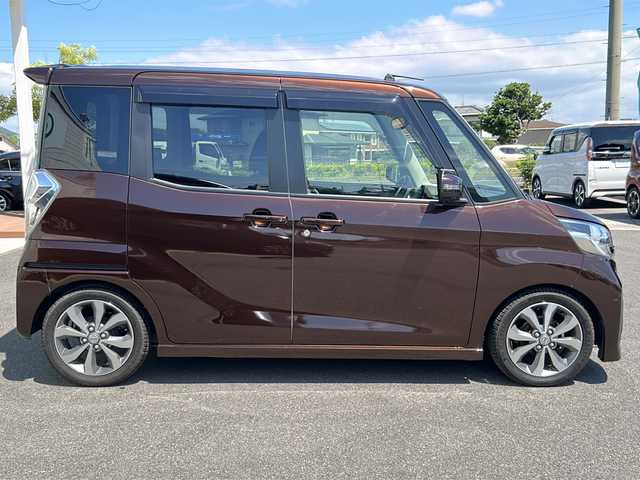 日産 デイズ ルークス ハイウェイスターX Gパッケージ 香川県 2014(平26)年 4.8万km モカブラウンP 純正ナビ／フルセグＴＶ／アラウンドビューカメラ／両側パワースライドドア／ＨＩＤヘッドライト／スマートキー／アイドリングストップ／プッシュスタート／オートライト
