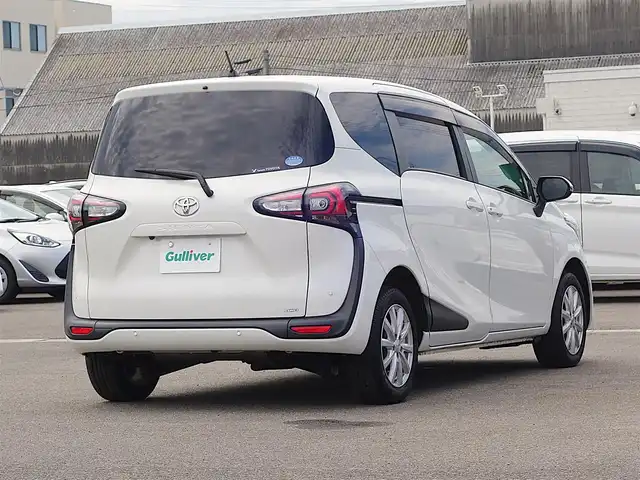 トヨタ シエンタ G クエロ 山形県 2019(平31)年 7.9万km ホワイトパールクリスタルシャイン 4WD/純正SDナビ/　　【CD DVD BT フルセグ USB】/バックカメラ/両側パワースライドドア/LEDオートヘッドライト/ハーフレザーシート/ドライブレコーダー/コーナーセンサー/電動格納ウィンカーミラー/フォグランプ/純正フロアマット/ドアバイザ―/スマートキー/ETC
