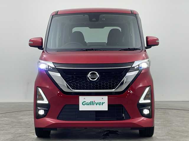 日産 ルークス HWS Gターボ プロパイロットED 三重県 2020(令2)年 3.6万km スパークリングレッドM 純正9型ナビ：MM320D-L/【CD/DVD/SD/Bluetooth】/地デジ対応TV/全方位カメラ/衝突軽減ブレーキ/車線逸脱アシスト/プロパイロット/両側パワースライドドア/ハンズフリースライド機能付き/LEDヘッドライト/オートライト/オートハイビーム機能/前後クリアランスソナー/ビルトインETC/純正前方ドライブレコーダー
