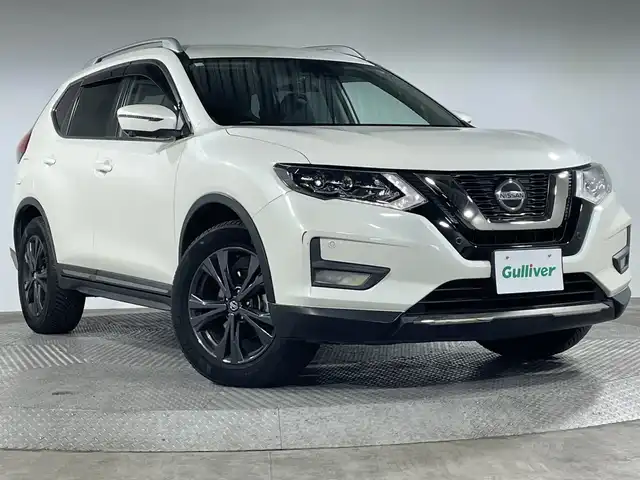 日産 エクストレイル 20Xi Vセレクション 神奈川県 2020(令2)年 4.4万km ブリリアントホワイトパール ・純正ナビ /＜BT/フルセグ/CD/DVD＞/・プロパイロット/・インテリジェントルームミラー/・ETC/・電動サイドブレーキ/・オートホールド/・MTモード/・4WD/・USB/AUX/・ダウンヒルアシストコントロール/・パワーシート（運転席/助手席）/・シートヒーター（運転席/助手席）/・パワーバックドア/・アイドリングストップ/・ECOモード/・レベライザー/・横滑り防止装置/・ミラーヒーター/・オートライト/・インテリジェントキー/・スペアキー/・プッシュスタート/・革巻きステアリング/・電動格納ミラー/・ウィンカーミラー/・LEDヘッドランプ/LEDフォグ/・ルーフレール/・純正１８インチアルミホイール/・純正バイザー/・スペアタイヤ