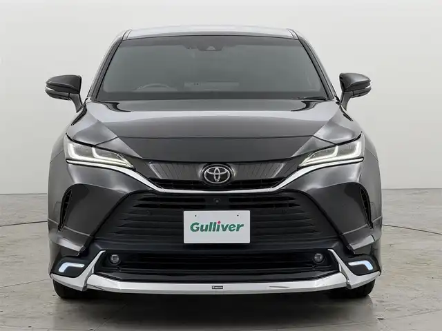 トヨタ ハリアー Z 福岡県 2022(令4)年 5.6万km ブラック モデリスタエアロ　/純正１２．３型ＤＡナビ／フルセグＴＶ　/全方位カメラ　/ＪＢＬサウンド　/ビルトインＥＴＣ２．０　/デジタルルームミラー／ドラレコ　/トヨタセーフティセンス　/レーダークルーズコントロール　/コーナーセンサー　/衝突軽減ブレーキ　/レーンキープ　/ブラインドスポットモニター　/アクセル踏み間違い防止　/ハーフレザーシート　/パワーシート　/パワーバックドア　/純正１９インチアルミホイール