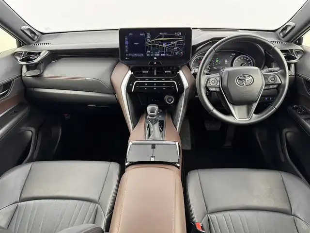 トヨタ ハリアー Z 福岡県 2022(令4)年 5.6万km ブラック モデリスタエアロ　/純正１２．３型ＤＡナビ／フルセグＴＶ　/全方位カメラ　/ＪＢＬサウンド　/ビルトインＥＴＣ２．０　/デジタルルームミラー／ドラレコ　/トヨタセーフティセンス　/レーダークルーズコントロール　/コーナーセンサー　/衝突軽減ブレーキ　/レーンキープ　/ブラインドスポットモニター　/アクセル踏み間違い防止　/ハーフレザーシート　/パワーシート　/パワーバックドア　/純正１９インチアルミホイール