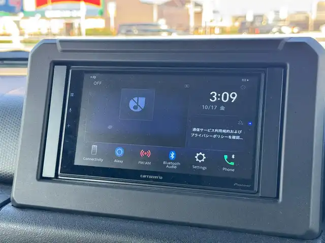 スズキ ジムニー シエラ JC 滋賀県 2023(令5)年 0.9万km ブルーイッシュブラックパール3 ワンオーナー/カロッツェリアディスプレイオーディオ/　Bluetooth FM AM/バックカメラ/デュアルセンサーブレーキサポート/誤発進抑制機能/車線逸脱警報機能/ふらつき警報機能/ハイビームアシスト/先行車発進お知らせ機能/標識認識機能/エマージェンシーストップシグナル/オートライトシステム/ライト自動消灯システム/ヒーテッドドアミラー/純正LEDヘッドライト/純正16インチアルミ/純正フロアマット/スマートキー×2/プッシュスタート/