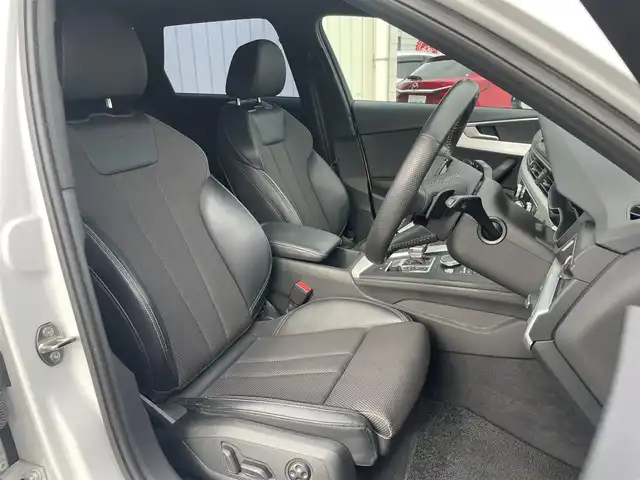 アウディ Ａ４ 2.0TFSIスポーツ S ライン PKG 富山県 2018(平30)年 5.8万km グレイシアホワイトメタリック アラウンドビューモニター／/メーカーナビ／/フルセグＴＶ／/Ｂｌｕｅｔｏｏｔｈ／/ＤＶＤ再生／/ビルトインＥＴＣ２．０／/パワーバックドア／/パワーシート／/シートヒーター／/ルーフレール／/ＬＥＤオートライト/レーダークルーズコントロール/アクティブレーンアシスト/サイドアシスト/渋滞アシスト/インテリジェントグライディング/パーキングエイド/パドルシフト