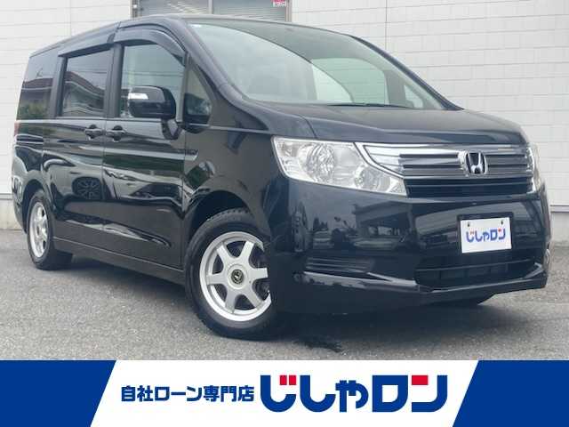 ホンダ ステップワゴン G Lパッケージ 三重県 2011(平23)年 8.3万km クリスタルブラックパール (株)IDOMが運営する【じしゃロン四日市店】の自社ローン専用車両になります。こちらは現金またはオートローンご利用時の価格です。自社ローンご希望の方は別途その旨お申付け下さい/純正HDDナビ/ワンセグTV/（AM/FM/CD/DVD/USB/バックカメラ/両側パワースライドドア/ETC/フリップダウンモニター/電動格納ウィンカーミラー/スマートキー/純正ホイールキャップ付きスペアタイヤ/スタッドレスタイヤ装着